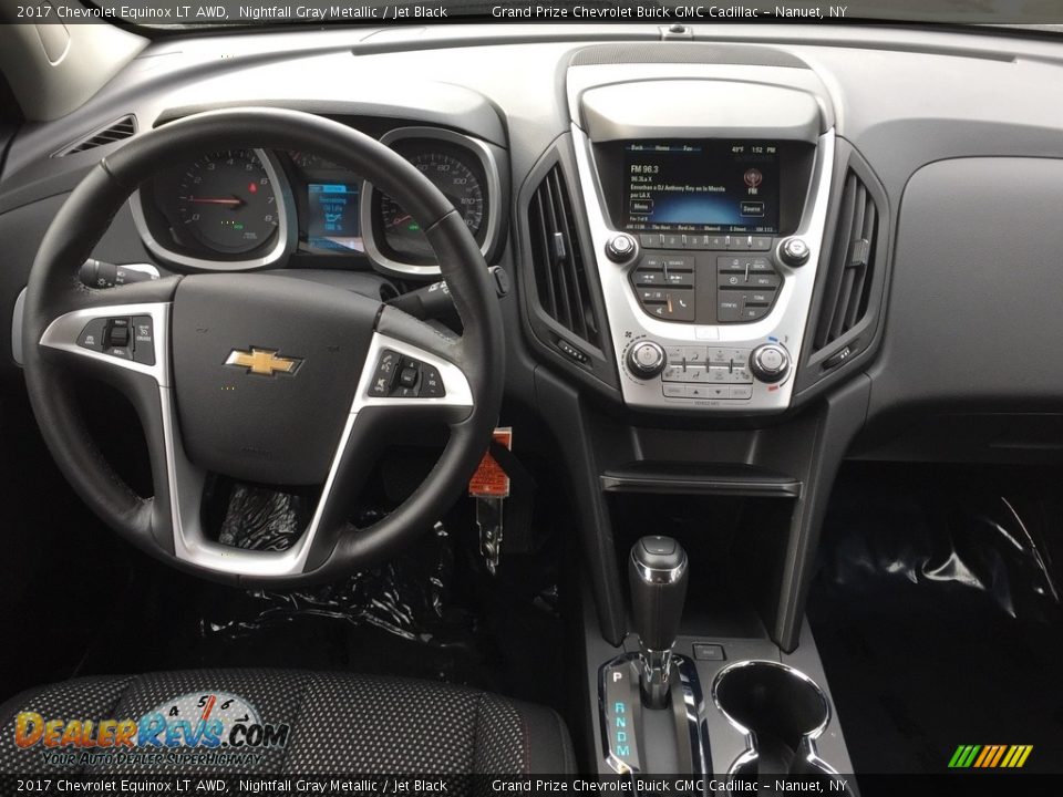2017 Chevrolet Equinox LT AWD Nightfall Gray Metallic / Jet Black Photo #9