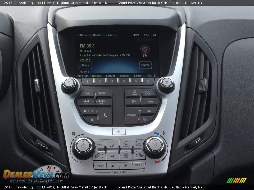 2017 Chevrolet Equinox LT AWD Nightfall Gray Metallic / Jet Black Photo #10