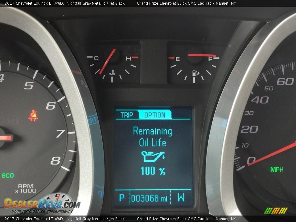 2017 Chevrolet Equinox LT AWD Nightfall Gray Metallic / Jet Black Photo #13