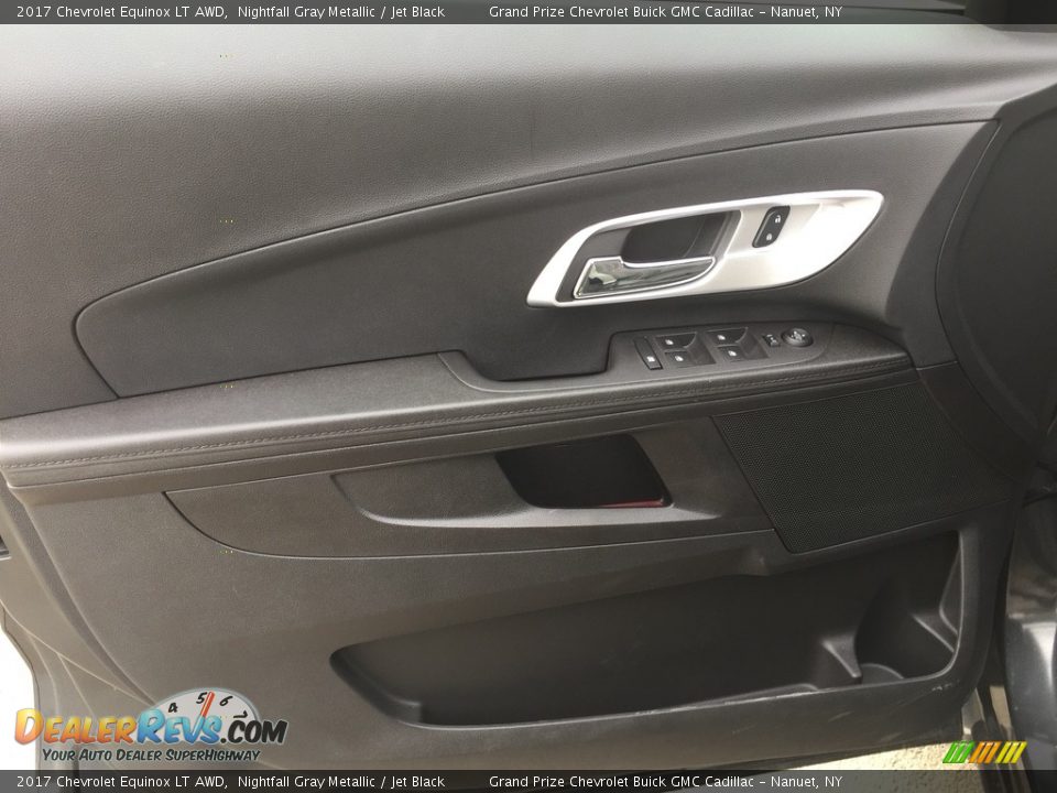 2017 Chevrolet Equinox LT AWD Nightfall Gray Metallic / Jet Black Photo #14