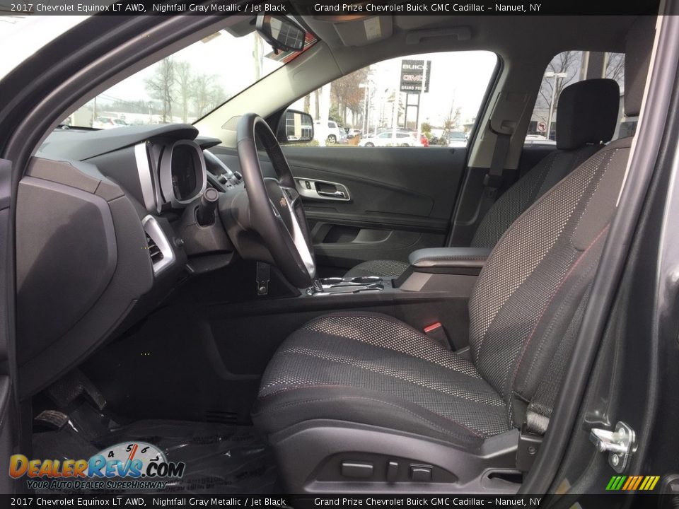 2017 Chevrolet Equinox LT AWD Nightfall Gray Metallic / Jet Black Photo #15