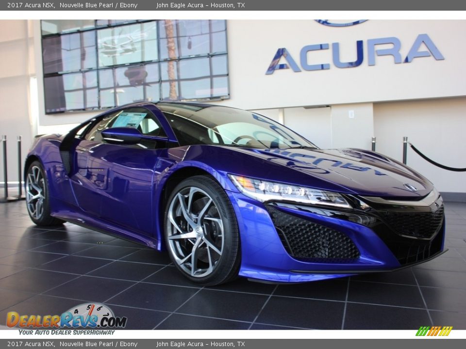 2017 Acura NSX Nouvelle Blue Pearl / Ebony Photo #1
