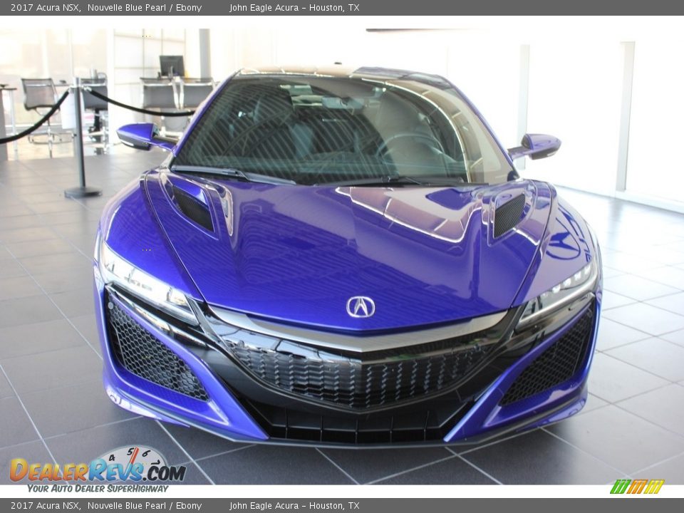 2017 Acura NSX Nouvelle Blue Pearl / Ebony Photo #2