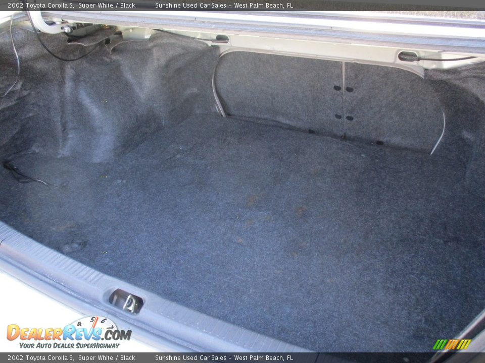 2002 Toyota Corolla S Super White / Black Photo #13