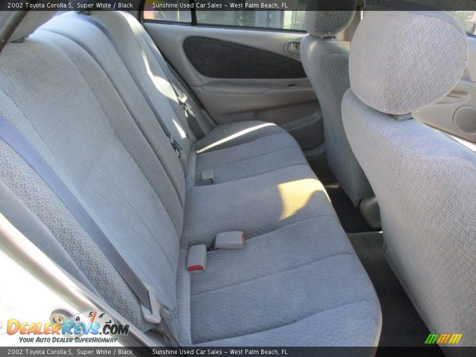 2002 Toyota Corolla S Super White / Black Photo #14
