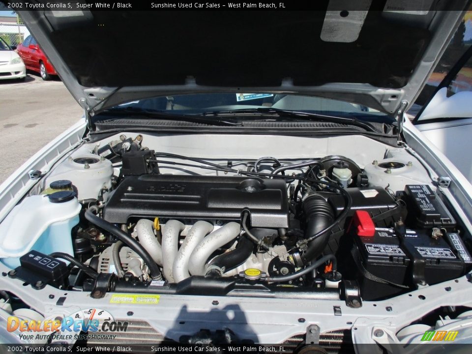 2002 Toyota Corolla S Super White / Black Photo #18
