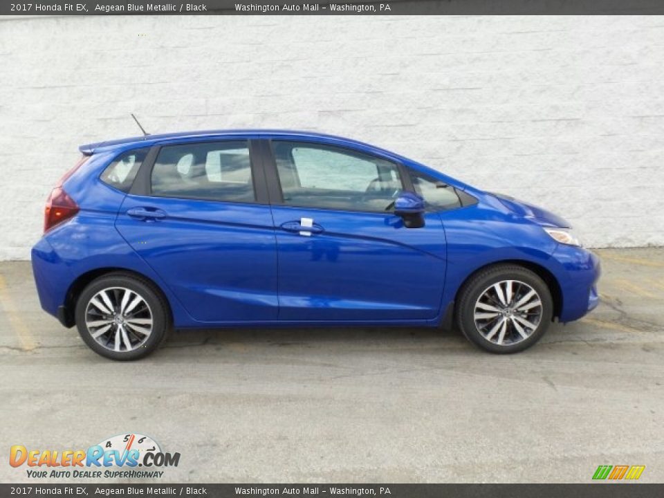 2017 Honda Fit EX Aegean Blue Metallic / Black Photo #2