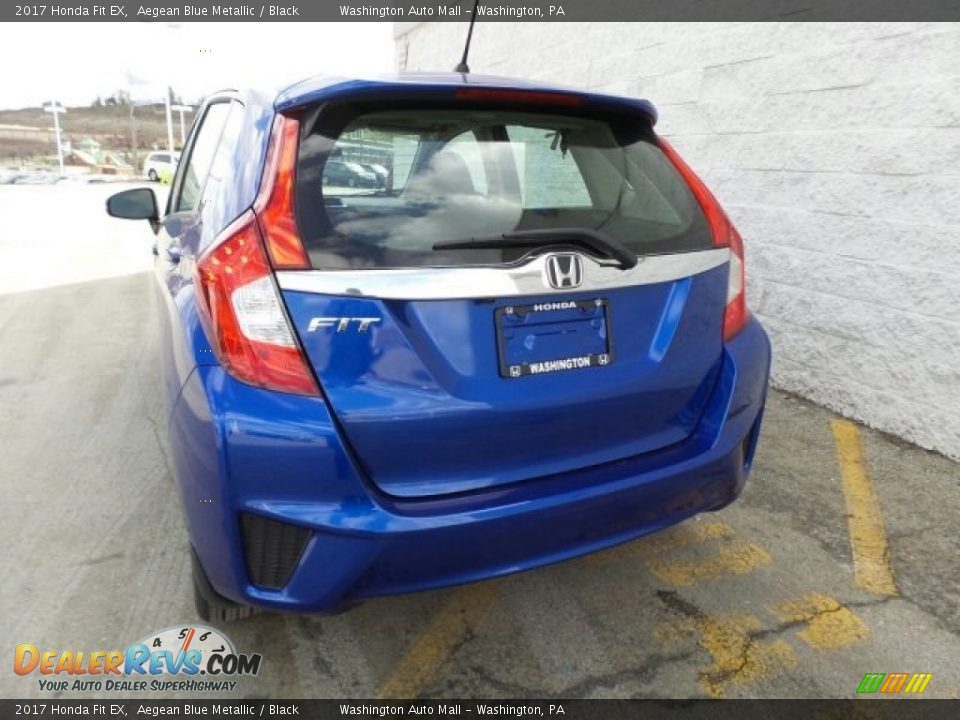 2017 Honda Fit EX Aegean Blue Metallic / Black Photo #7