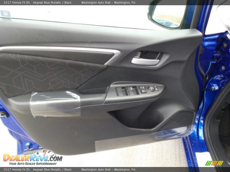 2017 Honda Fit EX Aegean Blue Metallic / Black Photo #13