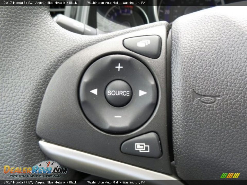2017 Honda Fit EX Aegean Blue Metallic / Black Photo #19