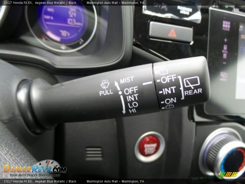 2017 Honda Fit EX Aegean Blue Metallic / Black Photo #23
