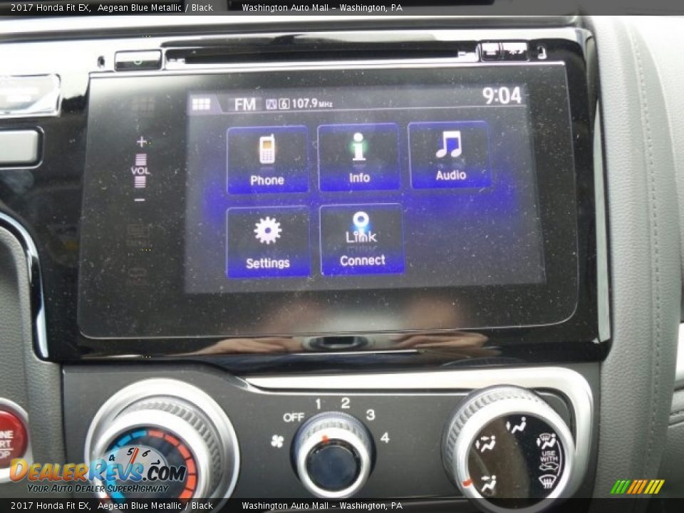 2017 Honda Fit EX Aegean Blue Metallic / Black Photo #25