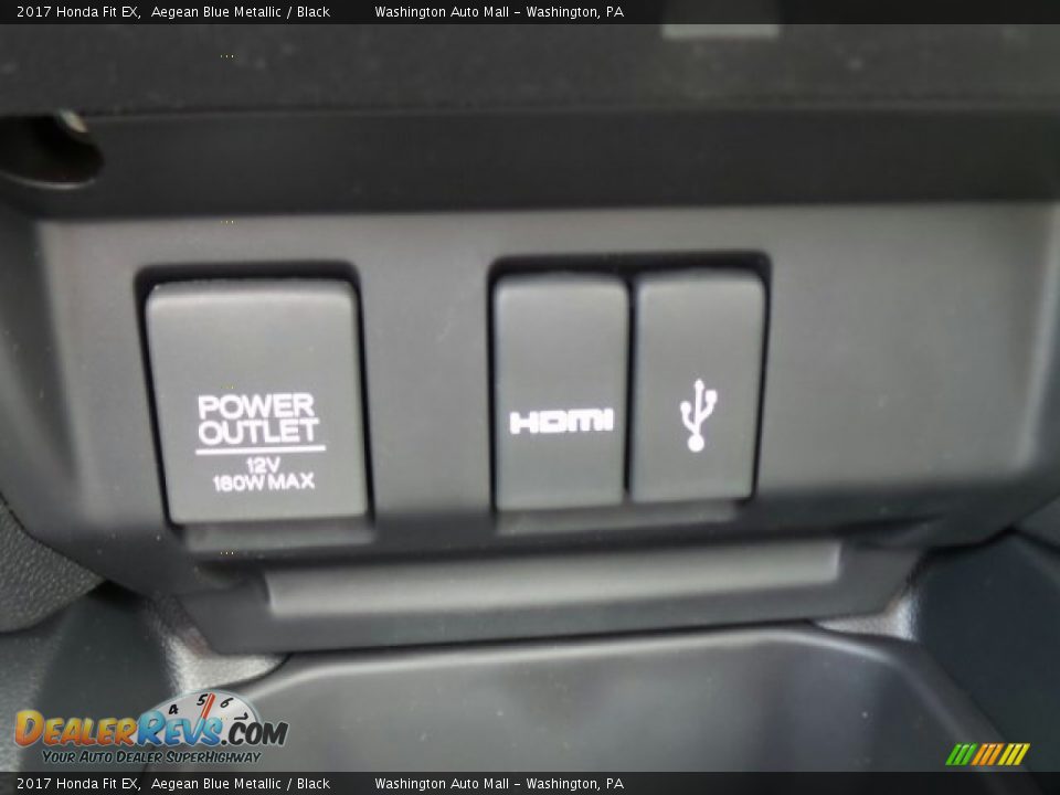 2017 Honda Fit EX Aegean Blue Metallic / Black Photo #27