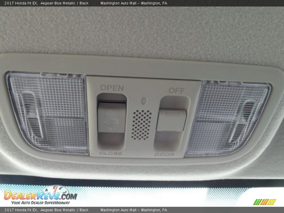 2017 Honda Fit EX Aegean Blue Metallic / Black Photo #30