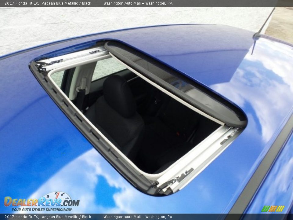 2017 Honda Fit EX Aegean Blue Metallic / Black Photo #31
