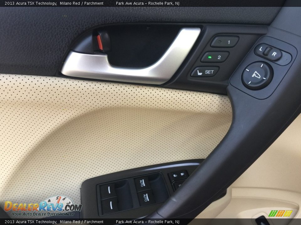 2013 Acura TSX Technology Milano Red / Parchment Photo #10