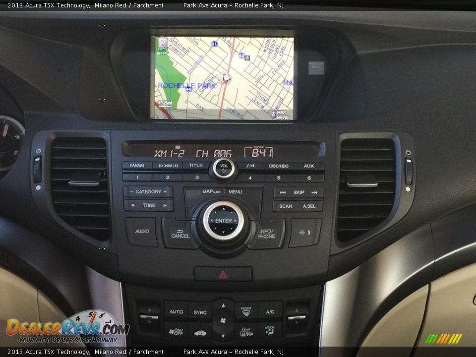 2013 Acura TSX Technology Milano Red / Parchment Photo #17