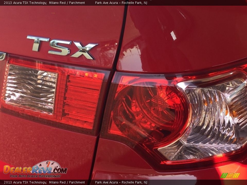 2013 Acura TSX Technology Milano Red / Parchment Photo #23