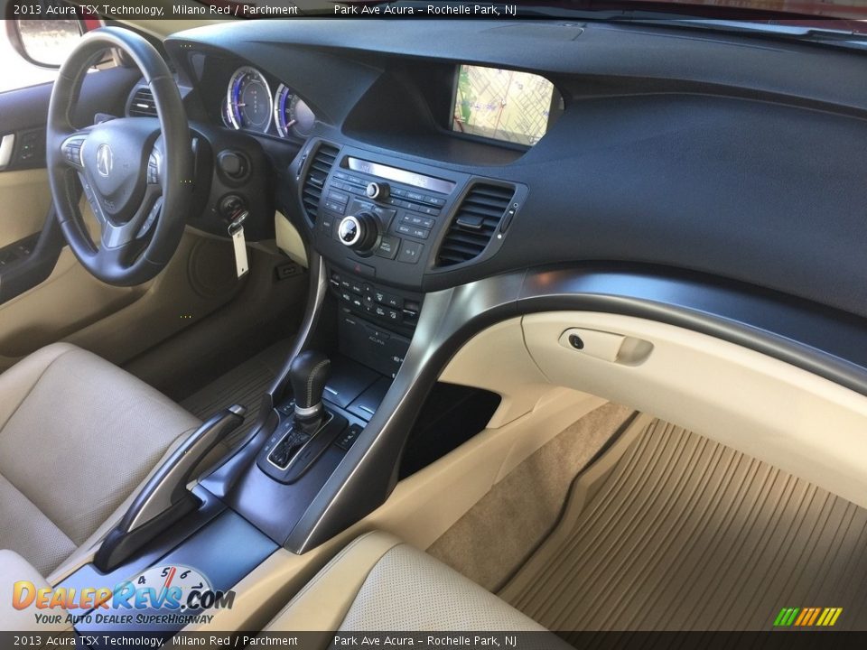 2013 Acura TSX Technology Milano Red / Parchment Photo #27