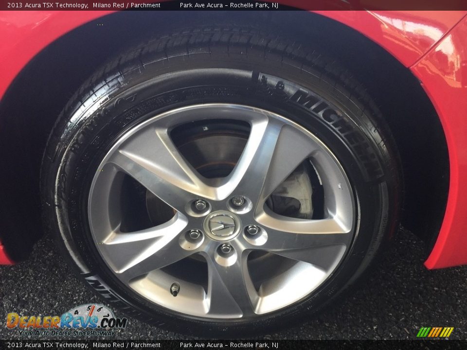 2013 Acura TSX Technology Milano Red / Parchment Photo #30