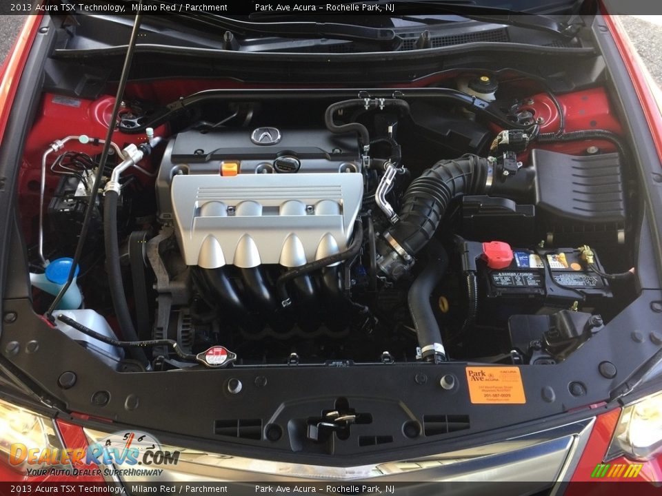 2013 Acura TSX Technology Milano Red / Parchment Photo #31