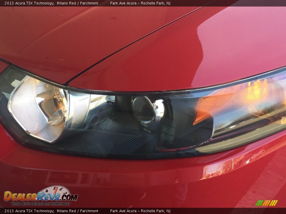 2013 Acura TSX Technology Milano Red / Parchment Photo #32