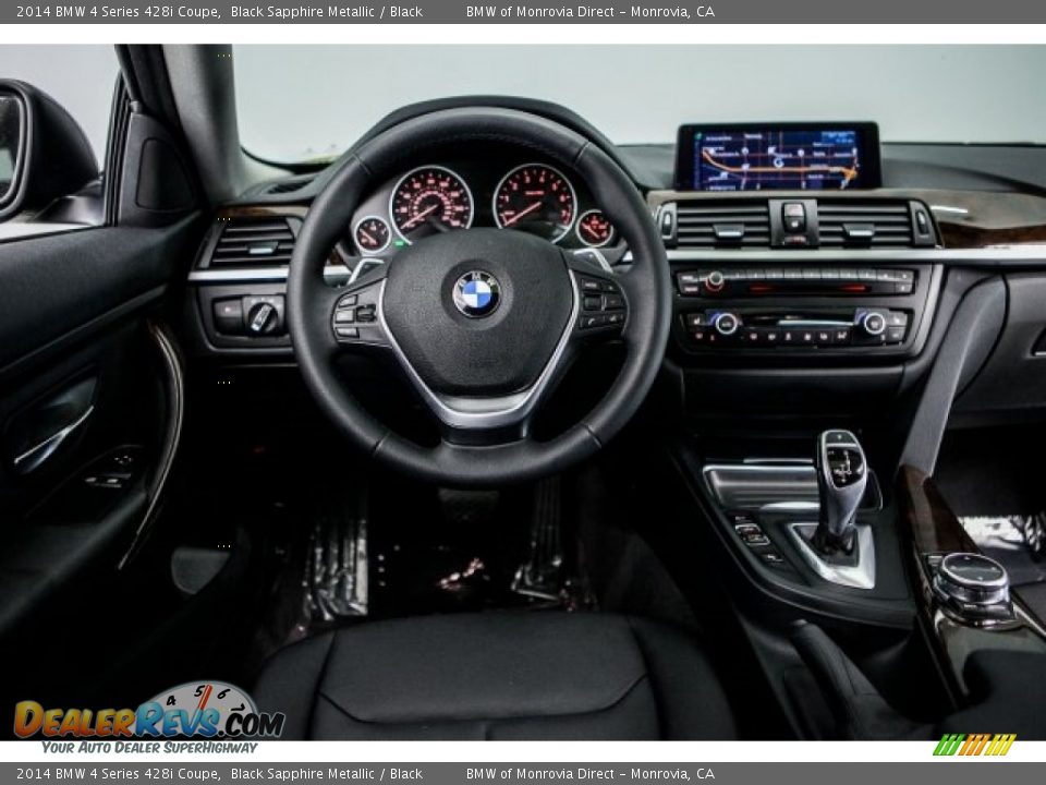 2014 BMW 4 Series 428i Coupe Black Sapphire Metallic / Black Photo #4
