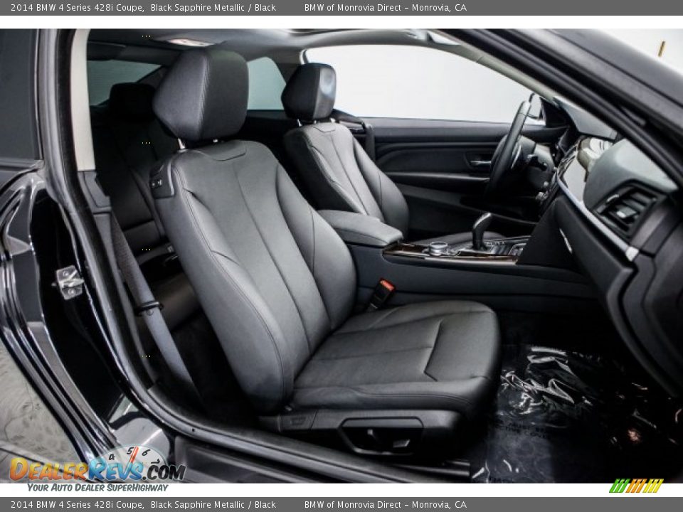 2014 BMW 4 Series 428i Coupe Black Sapphire Metallic / Black Photo #6