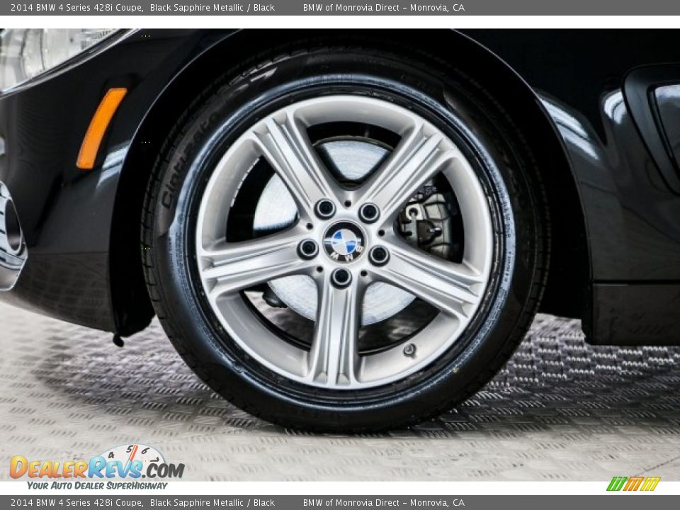 2014 BMW 4 Series 428i Coupe Black Sapphire Metallic / Black Photo #8