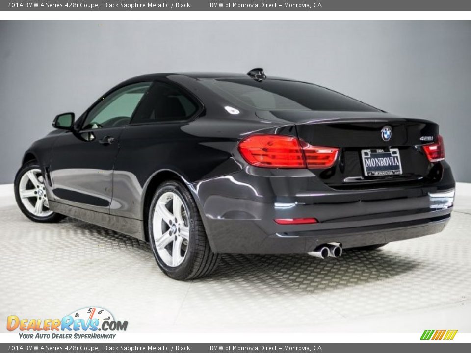 2014 BMW 4 Series 428i Coupe Black Sapphire Metallic / Black Photo #10