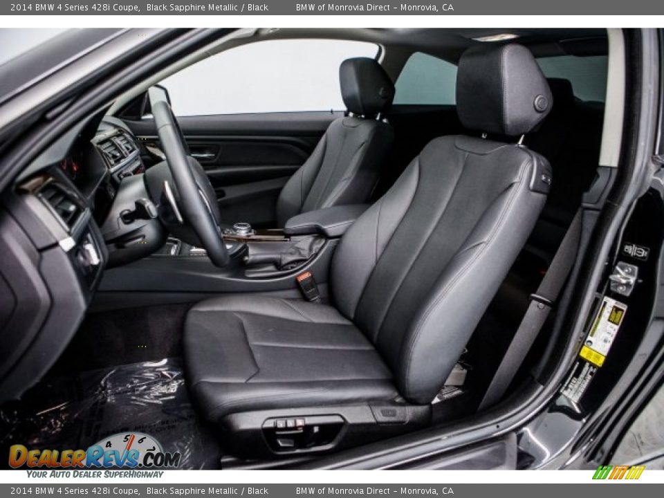 2014 BMW 4 Series 428i Coupe Black Sapphire Metallic / Black Photo #16