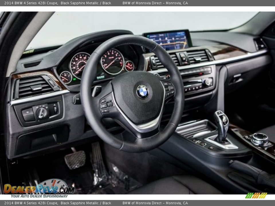 2014 BMW 4 Series 428i Coupe Black Sapphire Metallic / Black Photo #20
