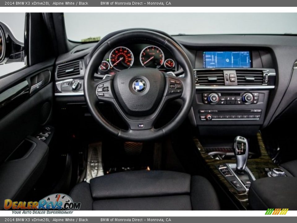 2014 BMW X3 xDrive28i Alpine White / Black Photo #4