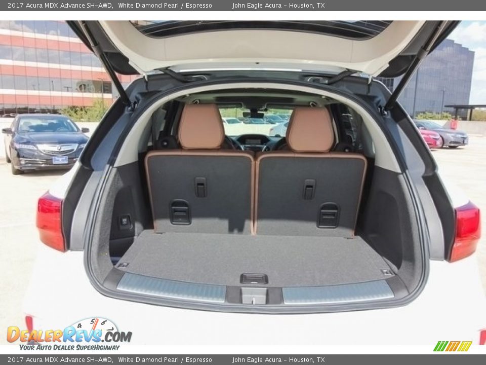 2017 Acura MDX Advance SH-AWD White Diamond Pearl / Espresso Photo #22