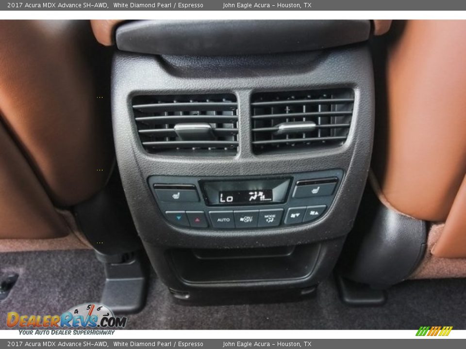 2017 Acura MDX Advance SH-AWD White Diamond Pearl / Espresso Photo #31