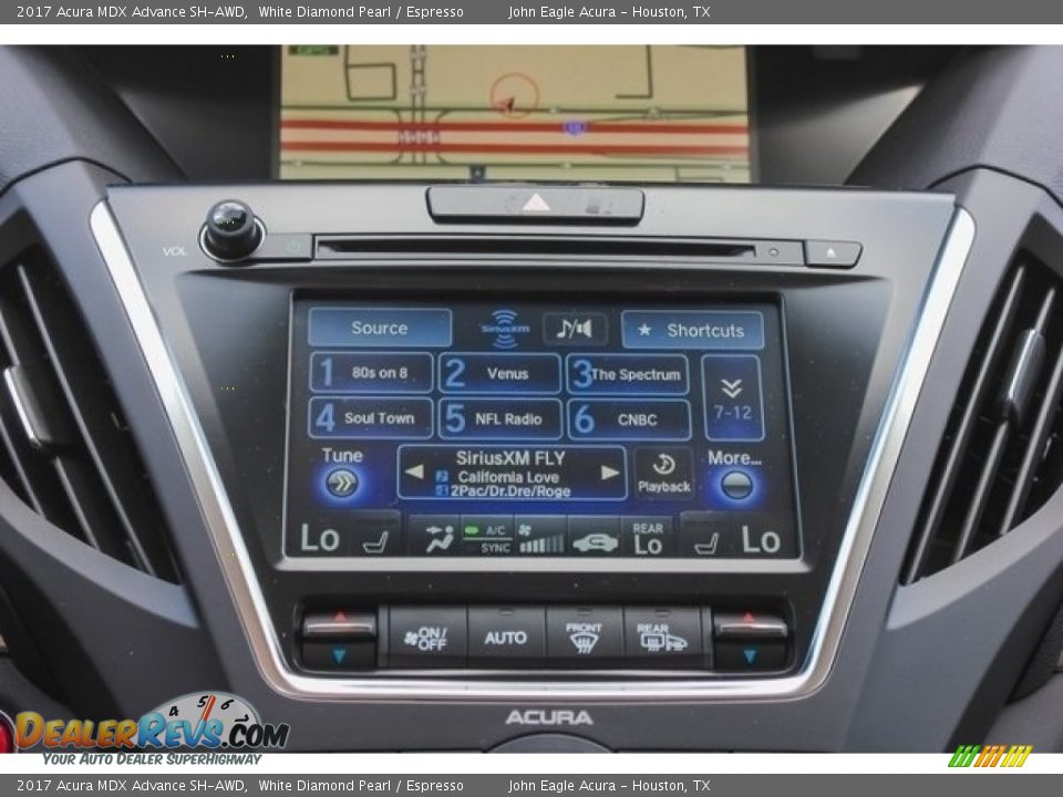 2017 Acura MDX Advance SH-AWD White Diamond Pearl / Espresso Photo #36