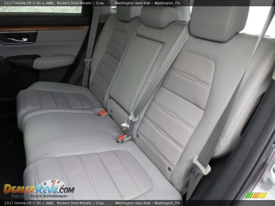2017 Honda CR-V EX-L AWD Modern Steel Metallic / Gray Photo #11