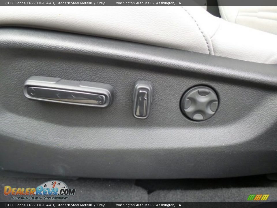 2017 Honda CR-V EX-L AWD Modern Steel Metallic / Gray Photo #15
