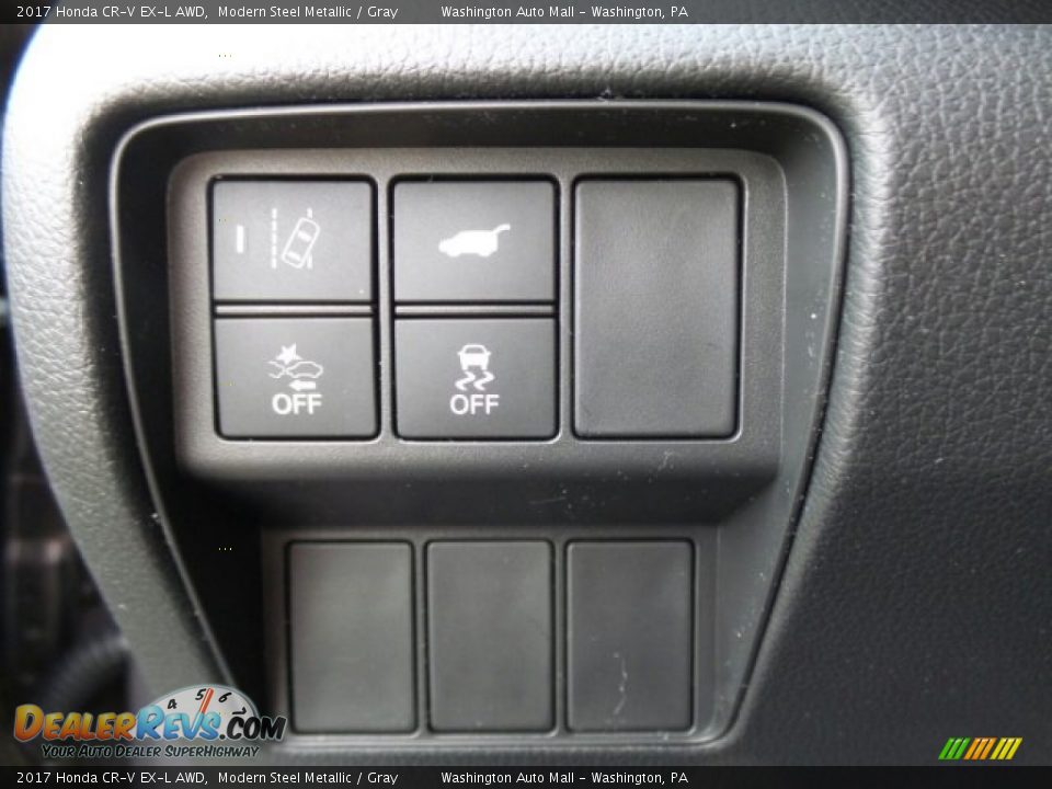 2017 Honda CR-V EX-L AWD Modern Steel Metallic / Gray Photo #16