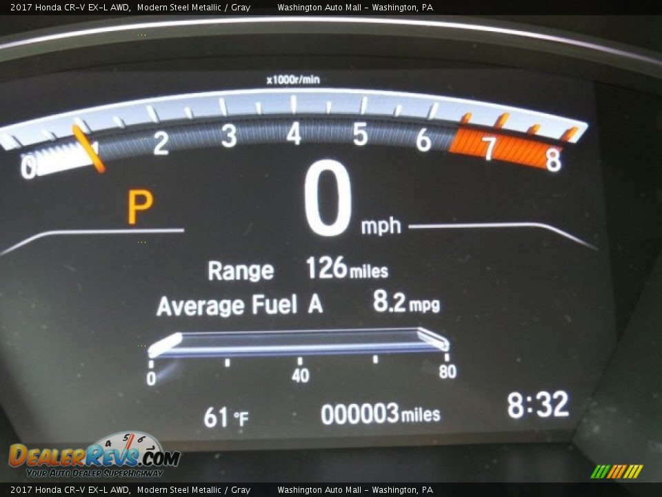 2017 Honda CR-V EX-L AWD Modern Steel Metallic / Gray Photo #18