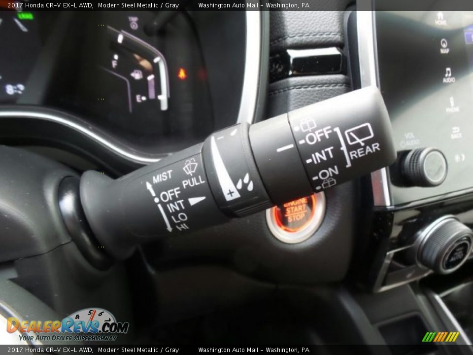 2017 Honda CR-V EX-L AWD Modern Steel Metallic / Gray Photo #26