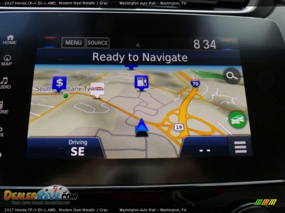 2017 Honda CR-V EX-L AWD Modern Steel Metallic / Gray Photo #28