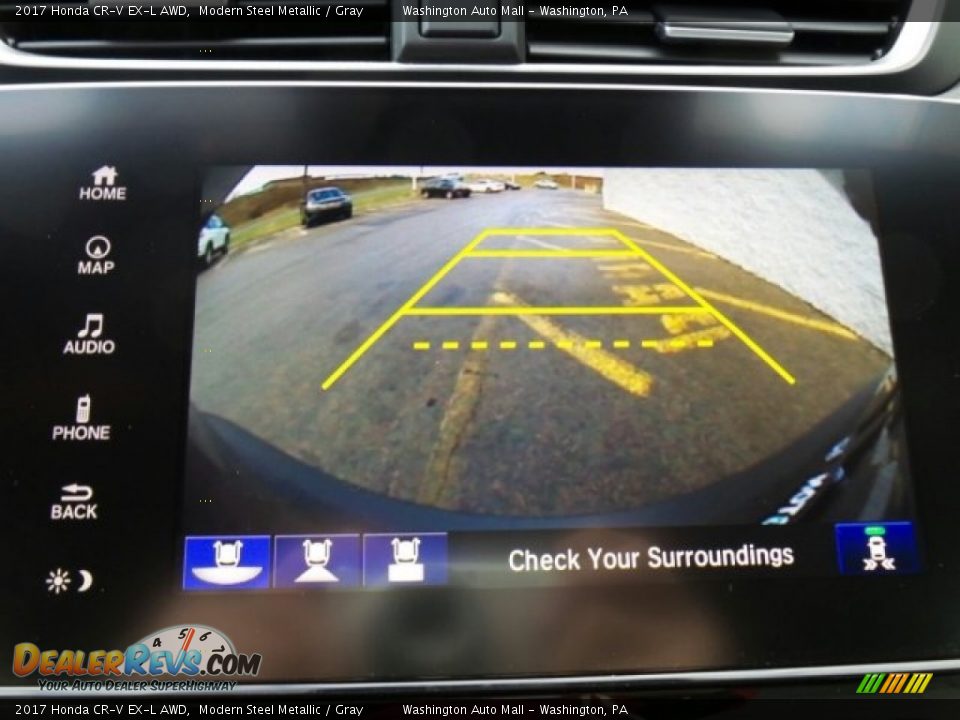 2017 Honda CR-V EX-L AWD Modern Steel Metallic / Gray Photo #34