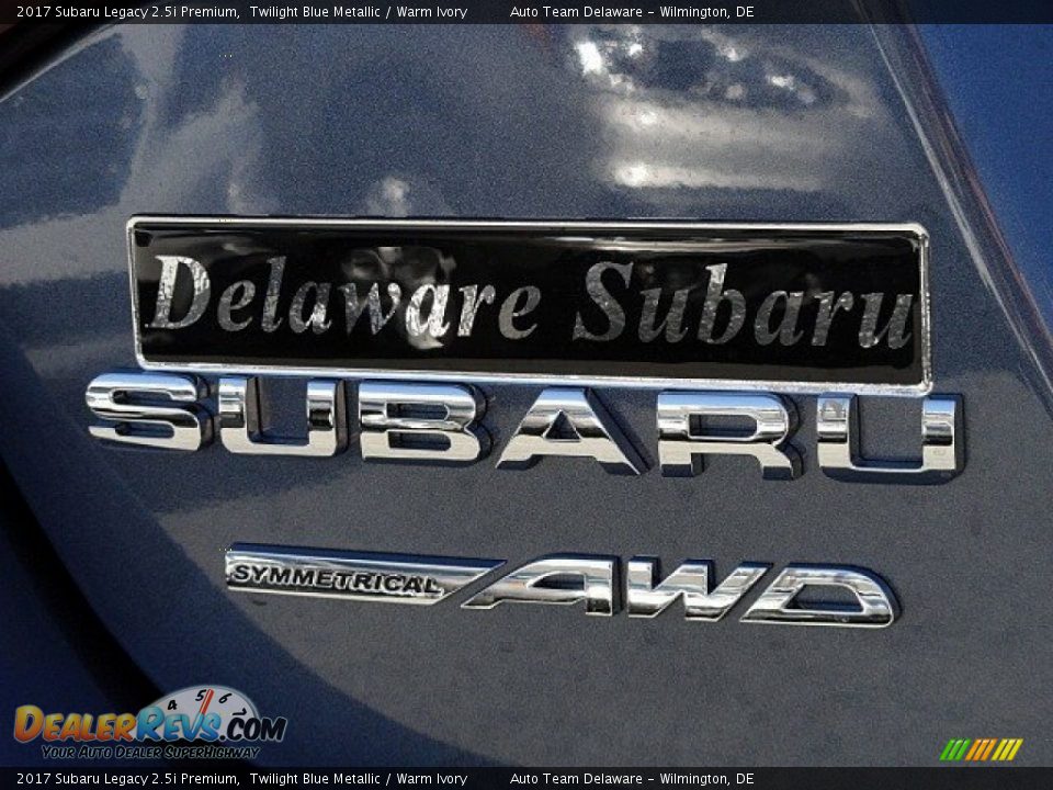 2017 Subaru Legacy 2.5i Premium Twilight Blue Metallic / Warm Ivory Photo #29