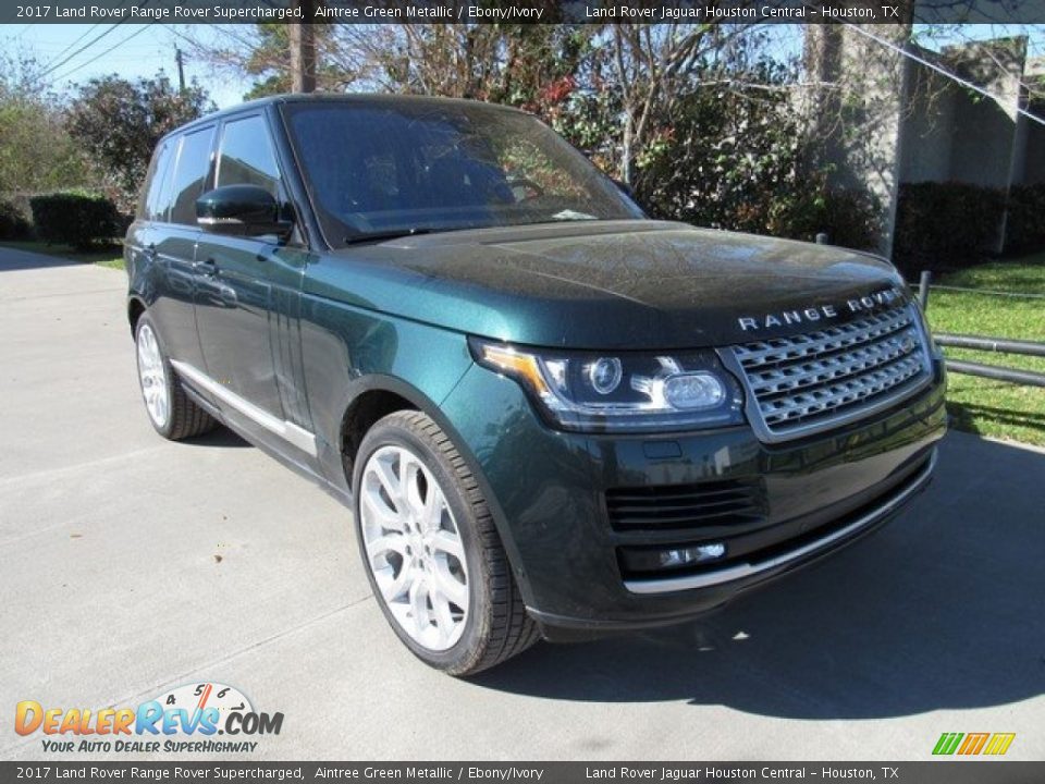2017 Land Rover Range Rover Supercharged Aintree Green Metallic / Ebony/Ivory Photo #3