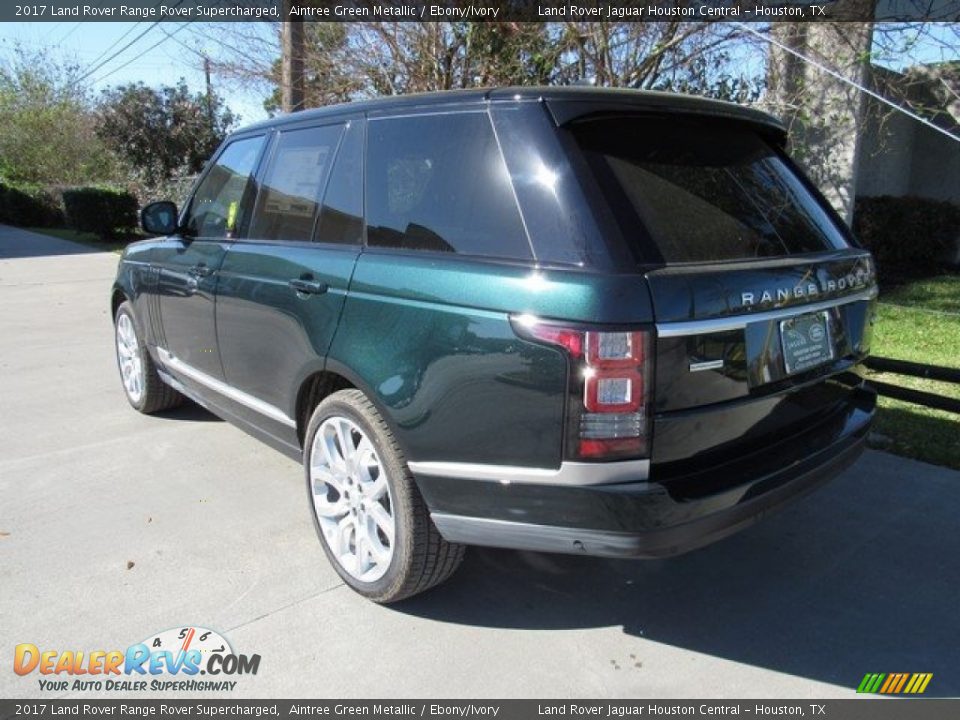 2017 Land Rover Range Rover Supercharged Aintree Green Metallic / Ebony/Ivory Photo #12