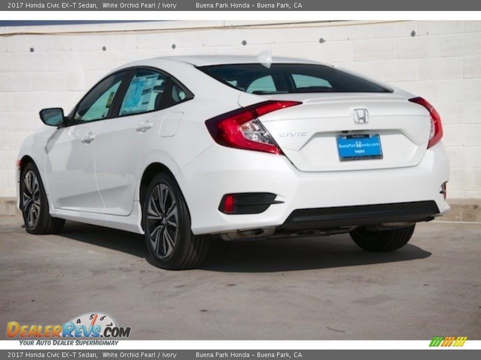 2017 Honda Civic EX-T Sedan White Orchid Pearl / Ivory Photo #2