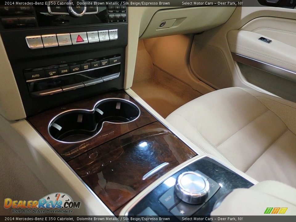 2014 Mercedes-Benz E 350 Cabriolet Dolomite Brown Metallic / Silk Beige/Espresso Brown Photo #29