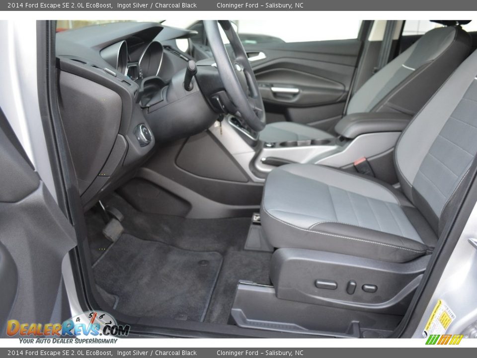 2014 Ford Escape SE 2.0L EcoBoost Ingot Silver / Charcoal Black Photo #9