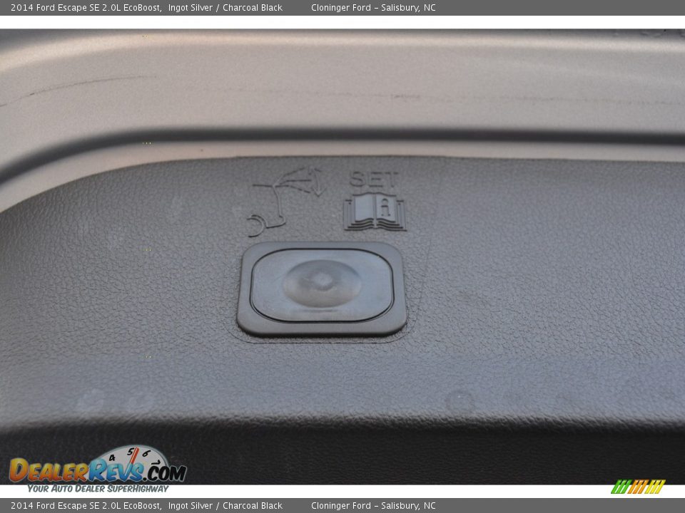 2014 Ford Escape SE 2.0L EcoBoost Ingot Silver / Charcoal Black Photo #13